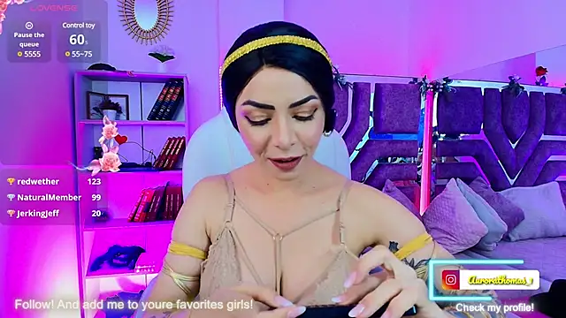 Aurora thomas  1 online show from January 23, 2025, 1:24 pm