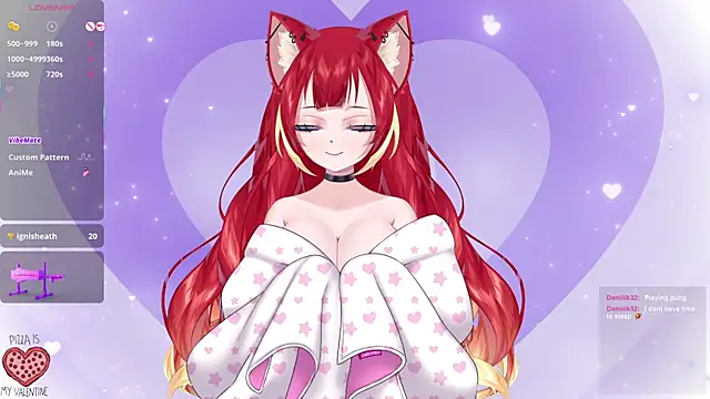 Snapshot of LewdKira_VT chatting on February 11, 2025, 6:19 am LewdKira VT online show from February 11, 2025, 6:19 am