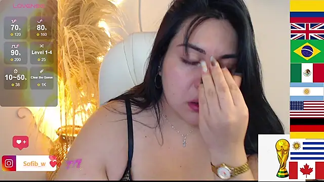 Sofi BBW online show from June 18, 2026, 12:42 pm