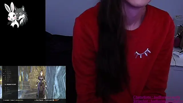 Snapshot of BadBunnyXWolfyLive chatting on October 2, 2025, 1:40 pm BadBunnyXWolfyLive online show from October 2, 2025, 1:40 pm