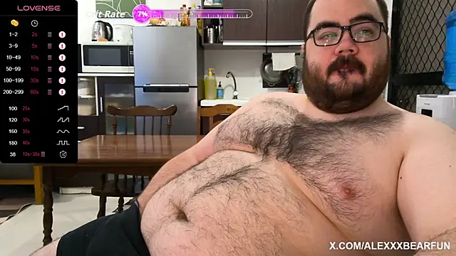 alexxxbear online show from September 14, 2025, 8:30 pm