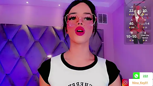 Nina Keyli online show from October 12, 2025, 7:57 pm