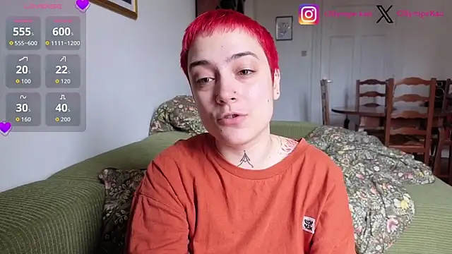 OllympeKaii online show from April 12, 2026, 7:24 am