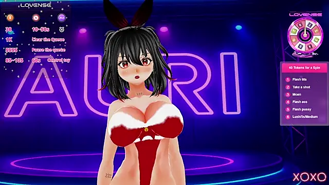 Auri Hikaru online show from December 3, 2025, 7:12 pm