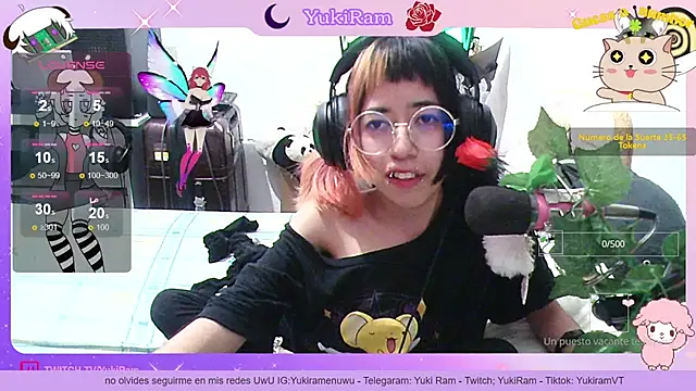 YukiRam online show from September 10, 2025, 2:22 am