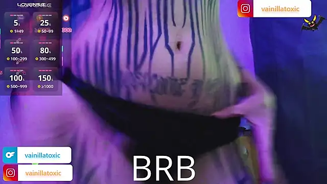 vainilla doll online show from March 2, 2026, 12:35 am