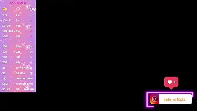 KatySweetas online show from January 9, 2026, 8:43 pm