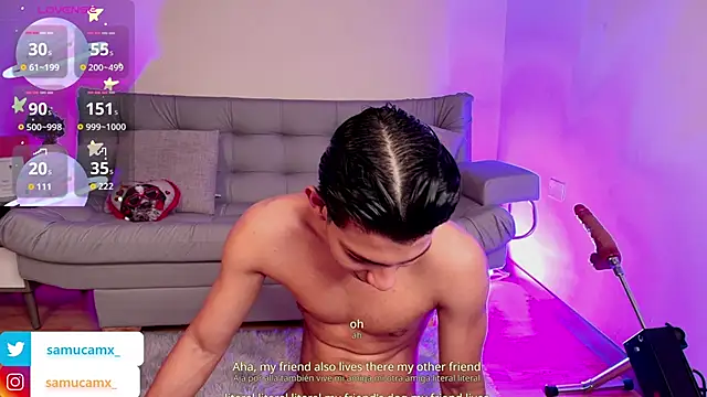 samucamx  online show from February 21, 2026, 10:00 pm