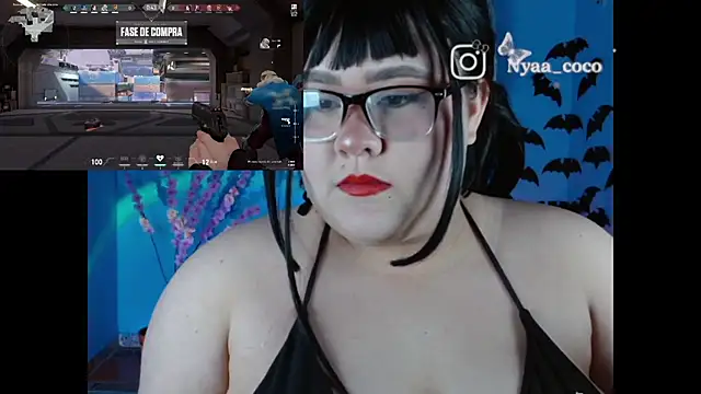 Snapshot of Nyaa_Coco chatting on October 25, 2025, 1:46 am Nyaa Coco online show from October 25, 2025, 1:46 am