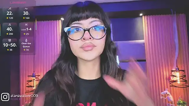 AlanaWalker9 online show from February 26, 2026, 3:27 am