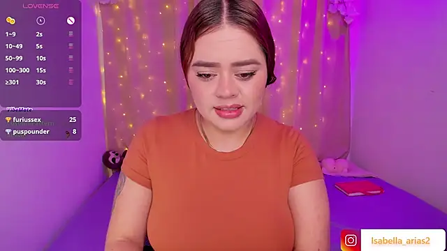 Snapshot of isabella_arias2 chatting on February 2, 2026, 9:08 am isabella arias2 online show from February 2, 2026, 9:08 am