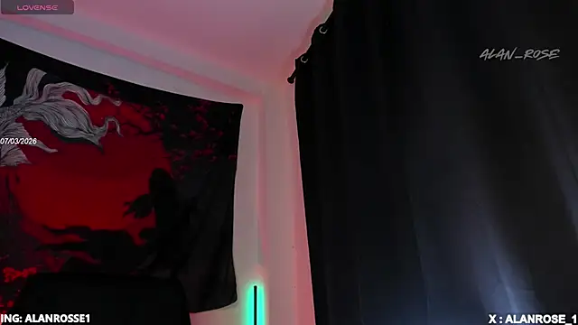 AlanRose01 online show from April 7, 2026, 9:15 pm