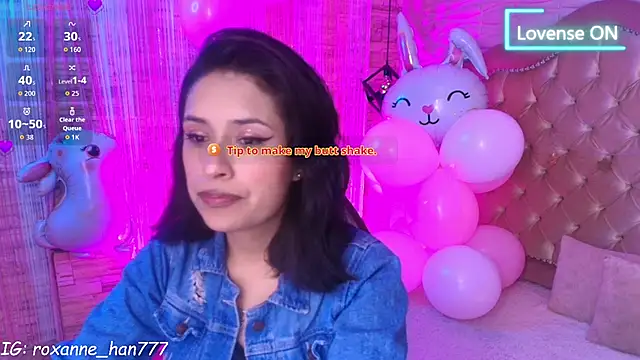 Snapshot of Roxanne_Han chatting on March 29, 2026, 3:06 am Roxanne Han online show from March 29, 2026, 3:06 am