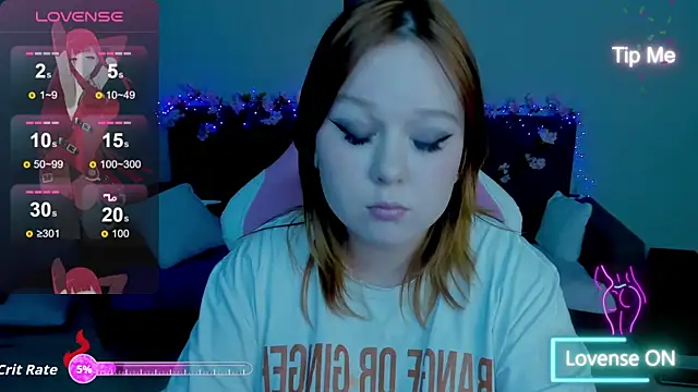 Lovly Vixen online show from November 10, 2025, 5:45 pm