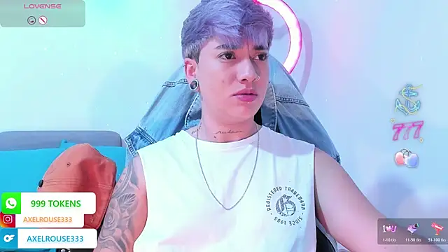 AxelRouse3 online show from April 18, 2026, 1:20 am