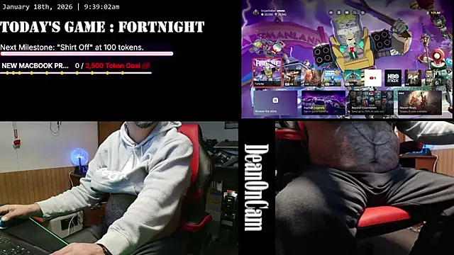 DeanonCam online show from January 18, 2026, 3:38 pm