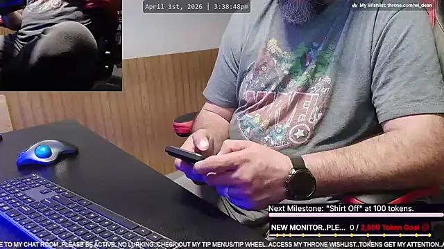 DeanonCam online show from April 1, 2026, 8:39 pm