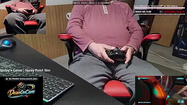 Snapshot of DeanonCam chatting on April 19, 2026, 6:10 pm DeanonCam online show from April 19, 2026, 6:10 pm