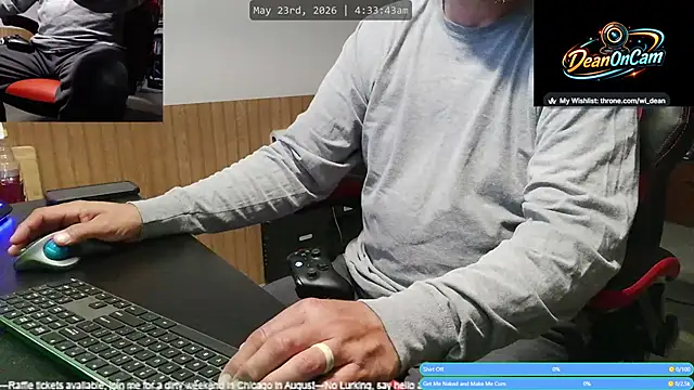 Snapshot of DeanonCam chatting on May 23, 2026, 9:35 am DeanonCam online show from May 23, 2026, 9:35 am