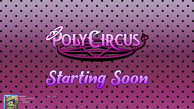Snapshot of PolyCircus chatting on April 15, 2026, 3:46 am PolyCircus online show from April 15, 2026, 3:46 am
