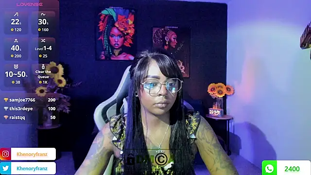 Snapshot of Nefertiti chatting on October 24, 2025, 12:41 am Nefertiti online show from October 24, 2025, 12:41 am