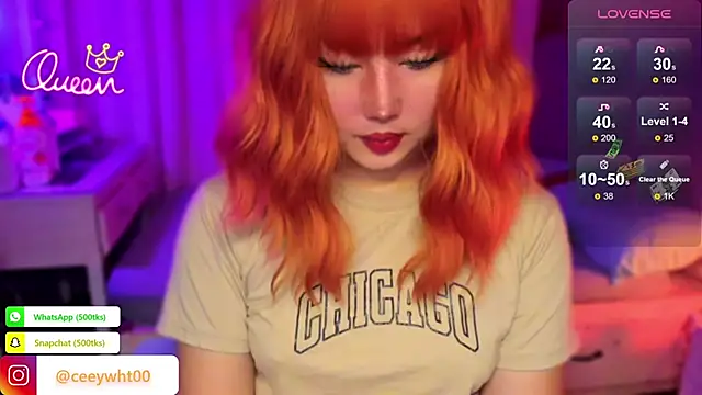 Snapshot of HOTnWILDalice chatting on February 6, 2026, 3:00 am HOTnWILDalice online show from February 6, 2026, 3:00 am