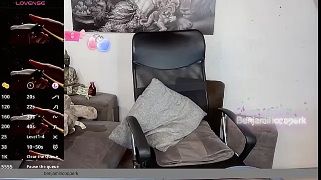 BenjaminCooperk online show from September 15, 2025, 5:07 am