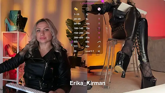 Snapshot of Erika_Kirman chatting on March 30, 2026, 2:07 pm Erika Kirman online show from March 30, 2026, 2:07 pm