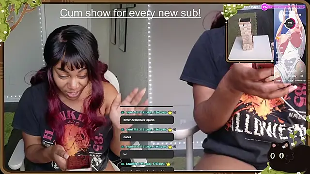 Snapshot of Cheybaaee chatting on October 26, 2025, 6:03 pm Cheybaaee online show from October 26, 2025, 6:03 pm