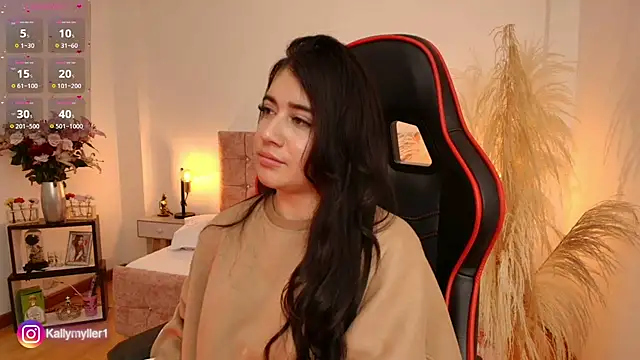 Snapshot of KallyMyller1 chatting on February 22, 2025, 11:03 pm KallyMyller1 online show from February 22, 2025, 11:03 pm