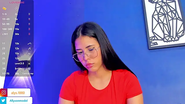 alysson 18 online show from March 11, 2025, 4:07 pm