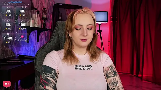 AsheLucker online show from April 24, 2026, 2:36 am