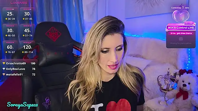 SorayaSapeca online show from February 25, 2025, 7:47 pm