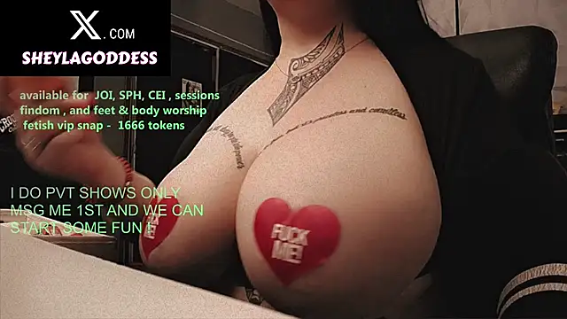 sheylagoddess11 online show from March 14, 2026, 10:04 pm