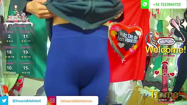 LaInsaciableIntensa online show from February 13, 2025, 10:54 pm