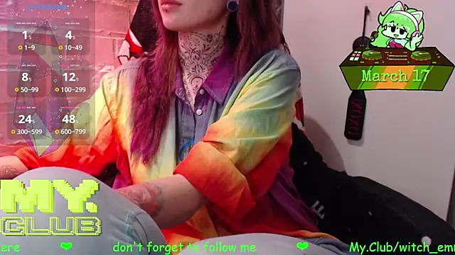 Snapshot of Witch_Emma chatting on March 17, 2026, 7:12 am Witch Emma online show from March 17, 2026, 7:12 am