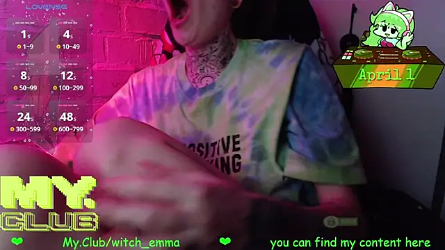 Snapshot of Witch_Emma chatting on April 1, 2026, 1:52 pm Witch Emma online show from April 1, 2026, 1:52 pm