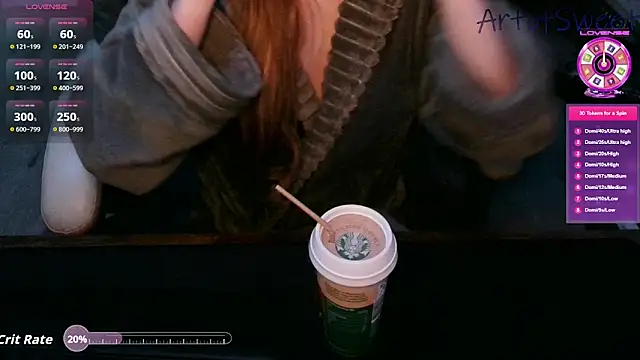 ArtofSweet online show from October 28, 2025, 8:00 pm