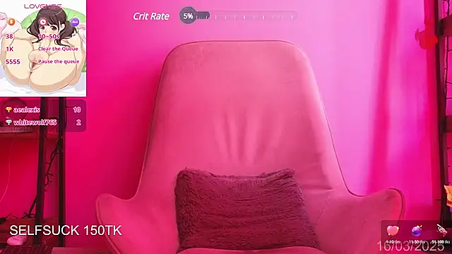 Herazuline online show from March 17, 2025, 7:37 pm