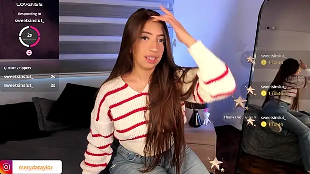 MERIDA TAYLOR online show from February 21, 2026, 1:34 pm