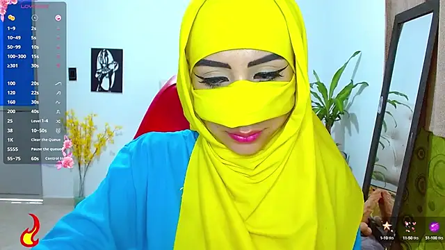  alabina  online show from January 10, 2025, 9:20 pm